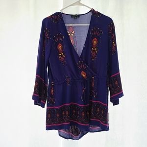 5/$20⭐️Tribal Print Long Sleeve Romper